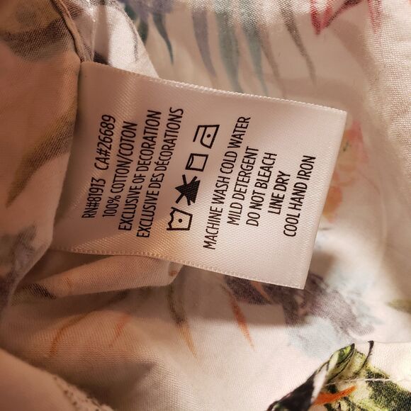 Robert Graham Miss Rumba Hawaiian Aloha Shirt Mens Medium Embroidered Flip Cuff - Picture 7 of 7